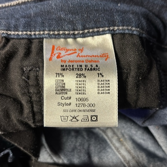 Citizens of Humanity Women’s Ava Low Rise Straight Leg Jeans Ankle Fray Size 31 - Picture 3 of 11